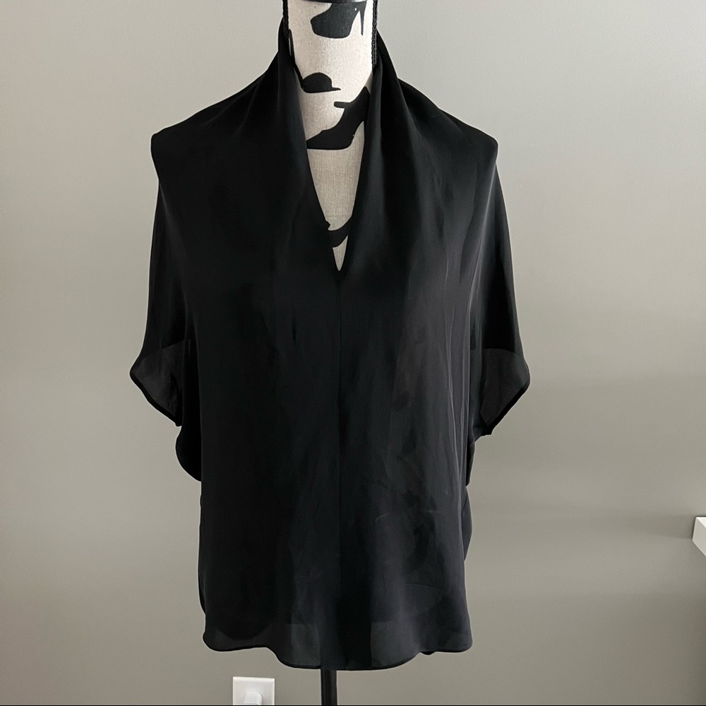 Vince 100% silk bat wing blouse